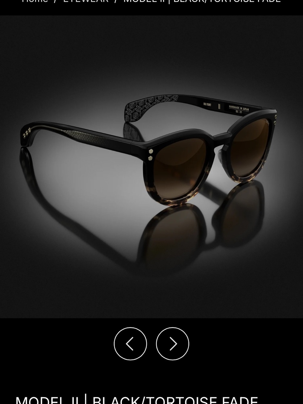 Hoorsenbuhs Model II Black Tortoise Fade